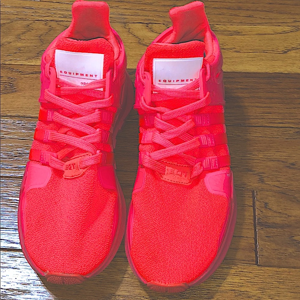 Pinkish neon Adidas equipment ADV / 91-16 shoes